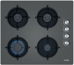 Bosch POP6C9O10O Doğalgazlı Gri Cam Ankastre Ocak