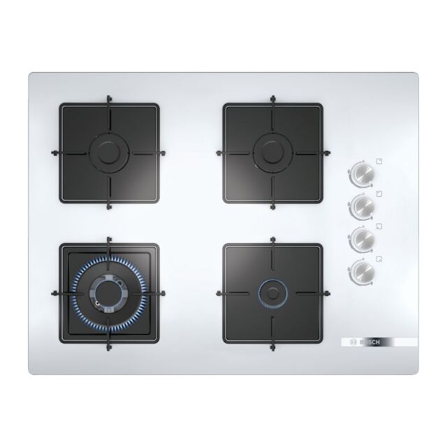 Bosch POH7C2O12O 67 cm Beyaz Cam Ankastre Ocak