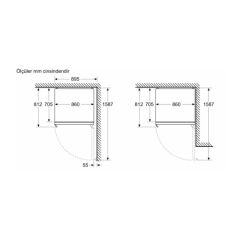 Bosch KGP86AIC0N No Frost Buzdolabı