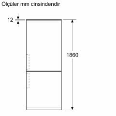 Bosch KGP86FIC0N Kombi No Frost Buzdolabı