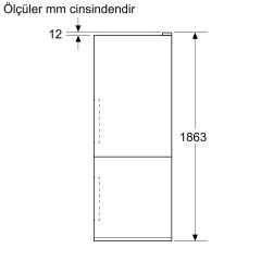 Bosch KGN56VWD0N Kombi No Frost Buzdolabı