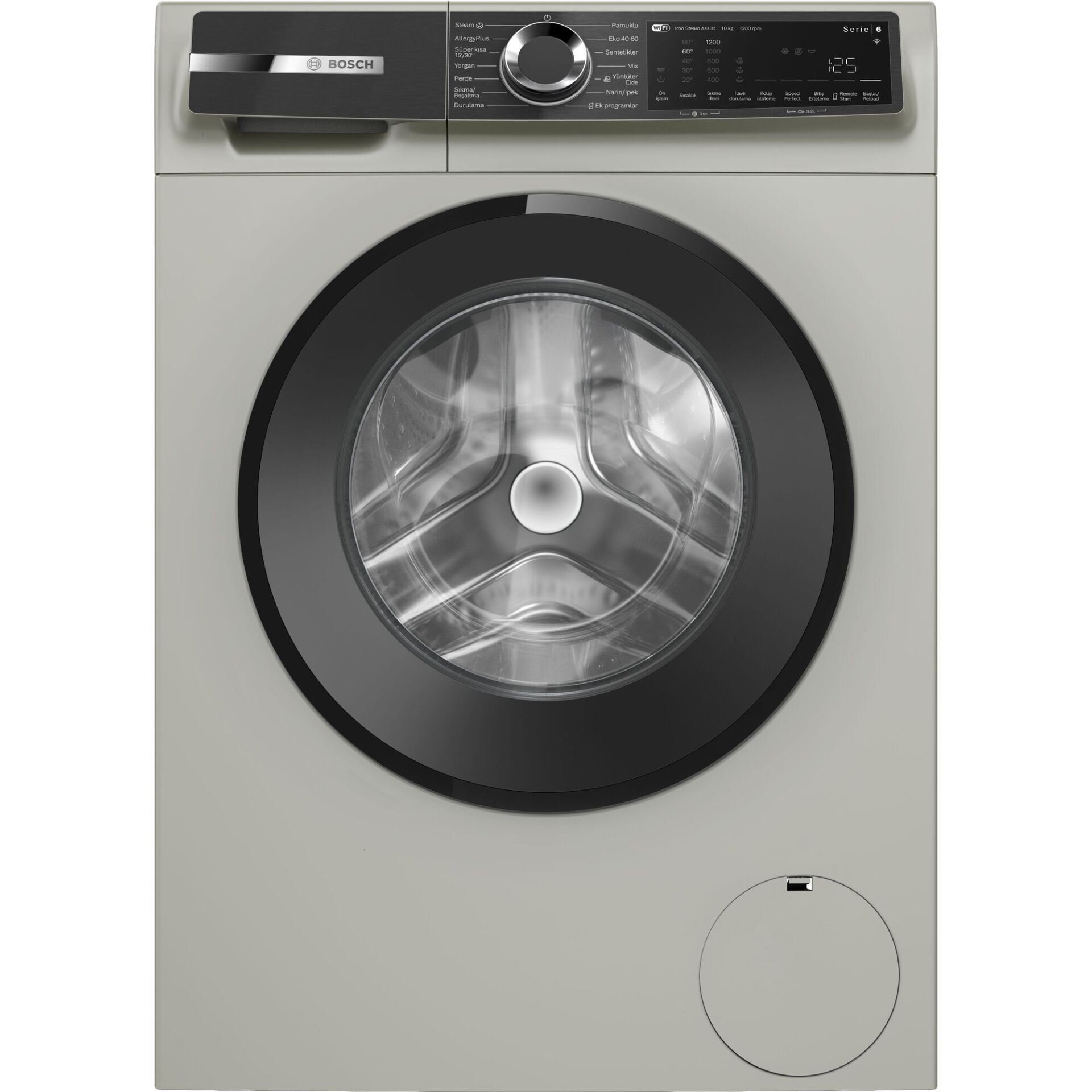 Bosch WGK252ZSTR 10 kg 1200 Devir Çamaşır Makinesi