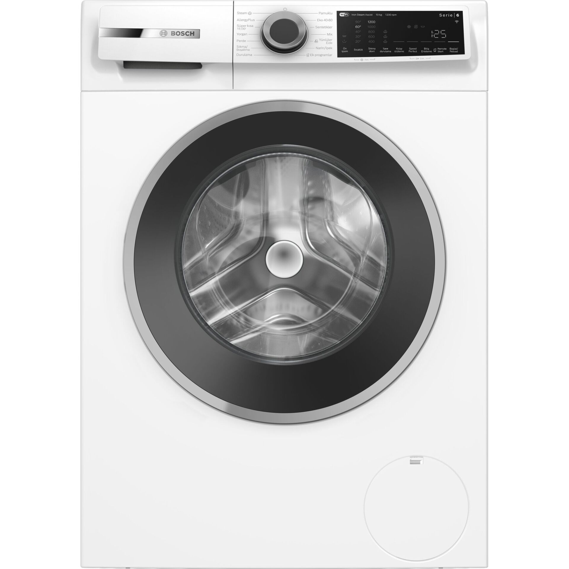 Bosch WGK252Z1TR 1200 Devir 10 kg Çamaşır Makinesi
