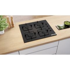 Bosch POP6C6P31O 60 cm Siyah Cam Ankastre Ocak