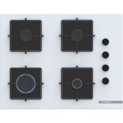 Bosch POP7C2P31O 67 cm Beyaz Cam Ankastre Ocak