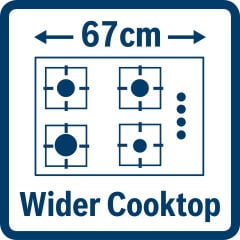 Bosch POP7C6P31O Siyah Ankastre Ocak