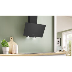 Bosch DWK64PJ60T Siyah Duvar Tipi Ankastre Davlumbaz